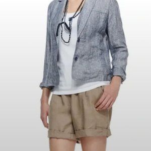 Eileen Fisher Organic Linen Shorts Sz 12